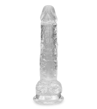 Load image into Gallery viewer, Durchsichtiger Saugnapf-Dildo Casper