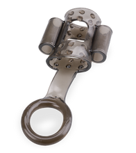 Load image into Gallery viewer, Eichelvibrator mit Cockring Tio