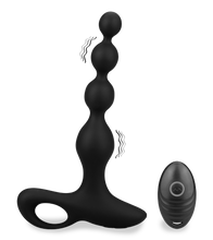 Load image into Gallery viewer, Ferngesteuerte Analkette mit Vibration Whisper