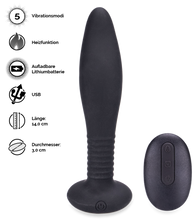 Load image into Gallery viewer, Ferngesteuerter Analvibrator mit 5 Modi