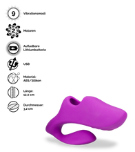Load image into Gallery viewer, Ferngesteuerter Fingervibrator Ginger