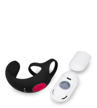 Load image into Gallery viewer, Ferngesteuerter Hoden-Massager mit Doppel-Cockring Shape