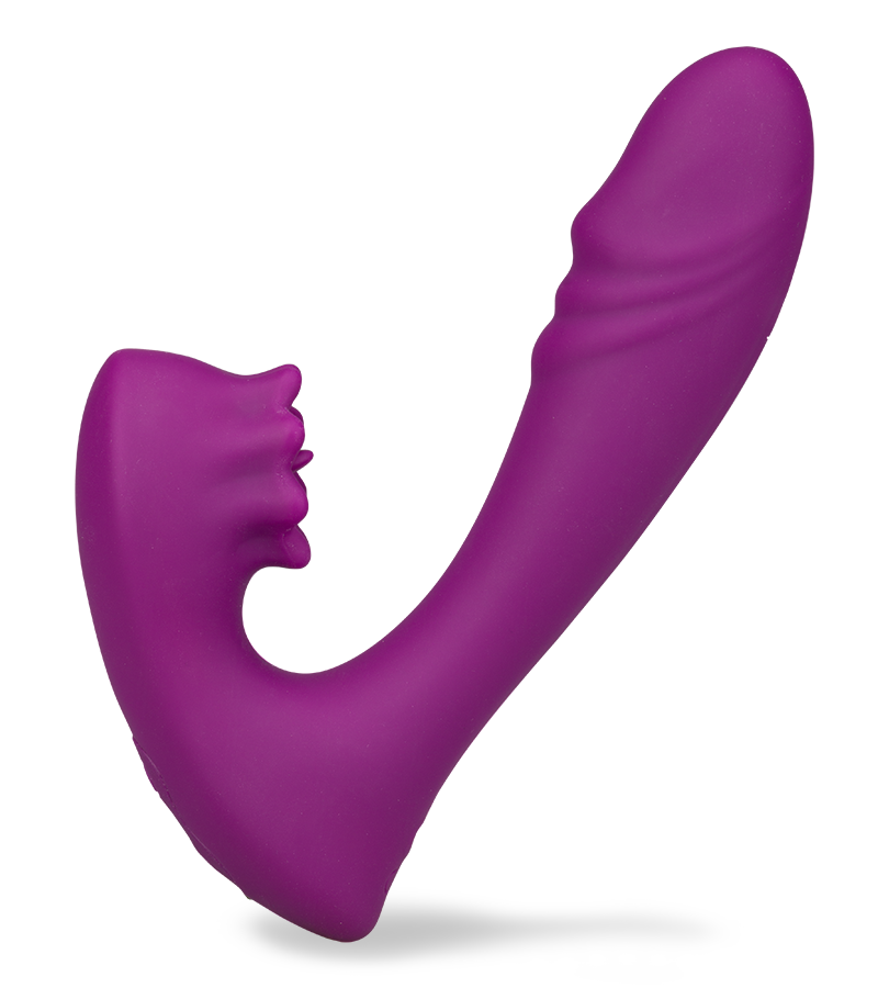 Ferngesteuerter Pulsator und Vibrator Lila