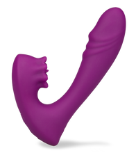 Load image into Gallery viewer, Ferngesteuerter Pulsator und Vibrator Lila