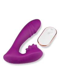 Load image into Gallery viewer, Ferngesteuerter Pulsator und Vibrator Lila