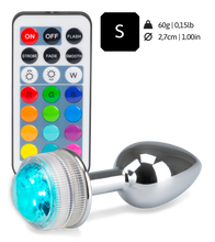 Load image into Gallery viewer, Ferngesteuerter Rosebud-Analschmuck mit Multicolor LED