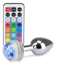 Load image into Gallery viewer, Ferngesteuerter Rosebud-Analschmuck mit Multicolor LED