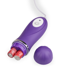 Load image into Gallery viewer, Ferngesteuerter Saugnapf-Dildo mit XL-Durchmesser und 10 Modi
