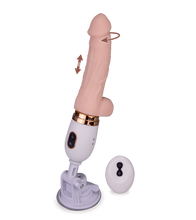 Load image into Gallery viewer, Ferngesteuerter Stoßdildo mit Rotation Randy