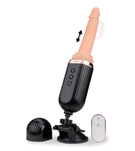Load image into Gallery viewer, Ferngesteuerter Stoßdildo mit Vibration und Saugnapf Owen