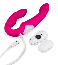 Load image into Gallery viewer, Ferngesteuerter Strapless Strapon mit Vibration Equality