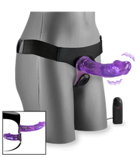 Load image into Gallery viewer, Ferngesteuerter Umschnallvibrator mit Innendildo