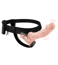 Load image into Gallery viewer, Ferngesteuerter Umschnallvibrator mit Innendildo