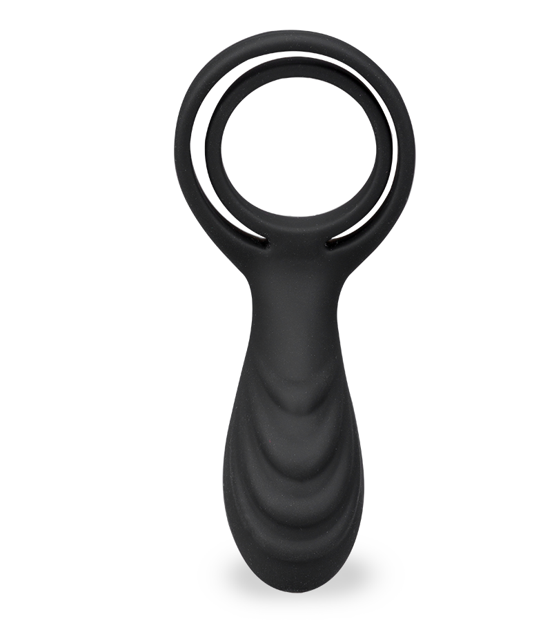Ferngesteuerter Vibrator mit Penis- und Hodenring für Paare