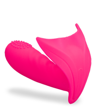 Load image into Gallery viewer, Ferngesteuerter Vibro-Slip mit genopptem Innendildo
