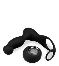 Load image into Gallery viewer, Ferngesteuertes Prostata-Sextoy mit Penis- und Hodenring