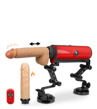 Load image into Gallery viewer, Fickmaschine mit Heizdildo und Dildovibrator
