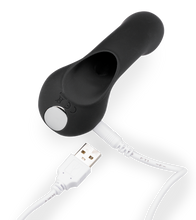 Load image into Gallery viewer, Fingervibrator mit Cunnilingus-Zunge