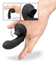 Load image into Gallery viewer, Fingervibrator mit Cunnilingus-Zunge