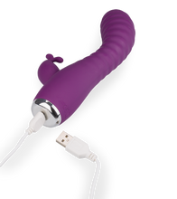 Load image into Gallery viewer, G-Punkt-Vibrator mit Klitorisreizer Wendy