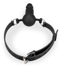 Load image into Gallery viewer, Gagball aus Silikon mit Dildo 6,5cm