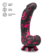 Load image into Gallery viewer, Gebogener Silikon-Dildo mit Saugnapf
