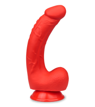 Load image into Gallery viewer, Gebogener Silikon-Dildo mit Saugnapf