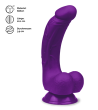 Load image into Gallery viewer, Gebogener Silikon-Dildo mit Saugnapf