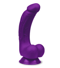 Load image into Gallery viewer, Gebogener Silikon-Dildo mit Saugnapf