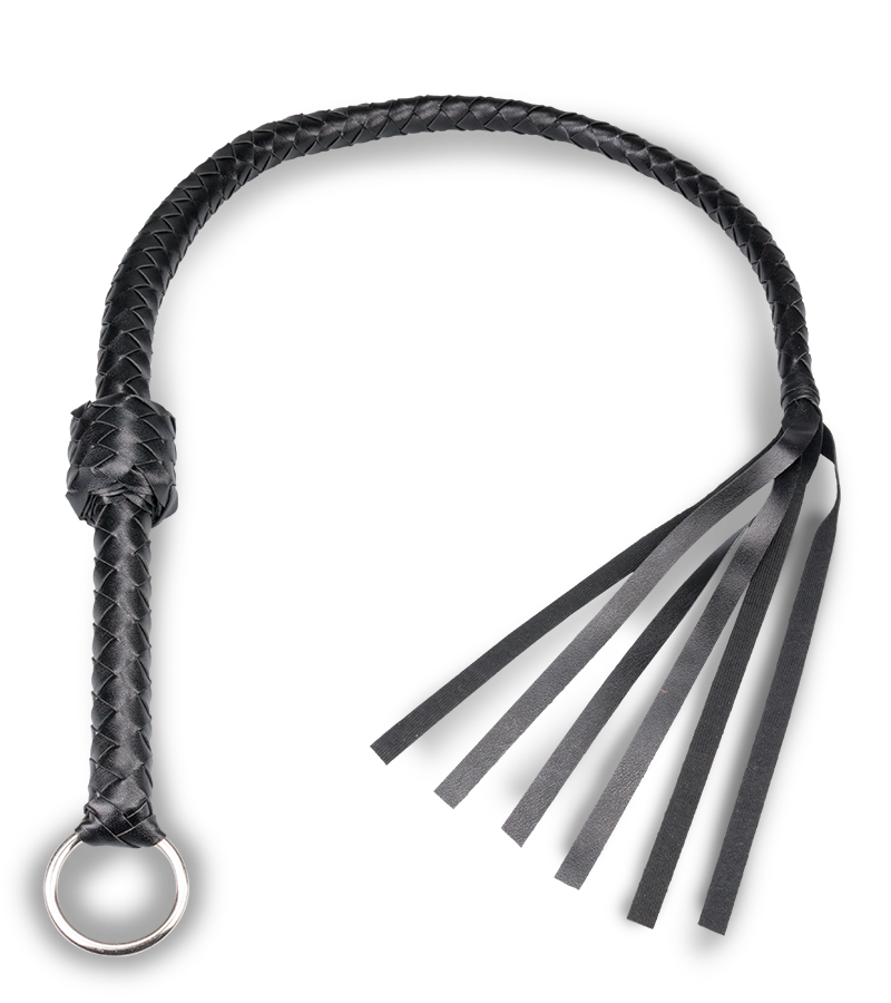 Geflochtene BDSM-Peitsche 105 cm