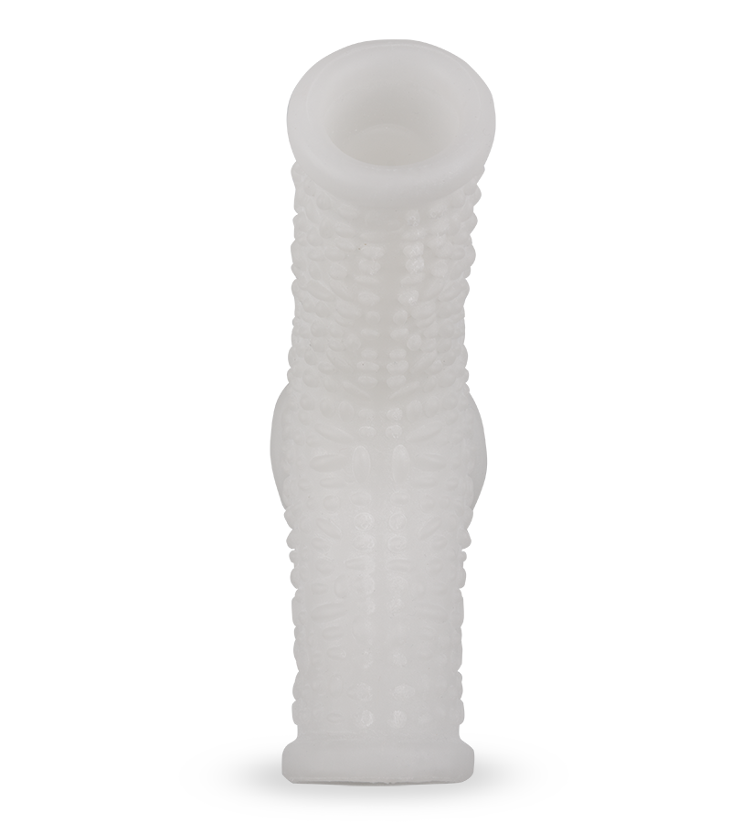 Genoppte Penismanschette mit Vibration Everest
