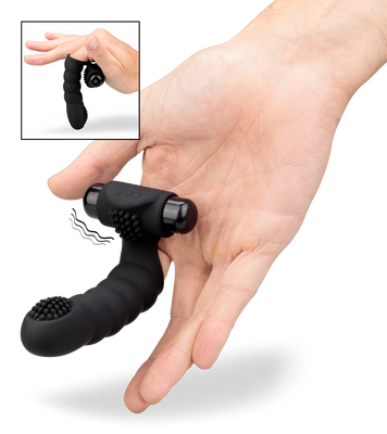 Genoppter Fingervibrator für G-Punkt und Prostata