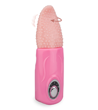 Load image into Gallery viewer, Genoppter Klitoris- &amp; Vagina-Stimulator mit Vibration