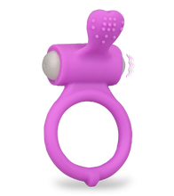 Load image into Gallery viewer, Genoppter Vibro-Penisring aus Silikon