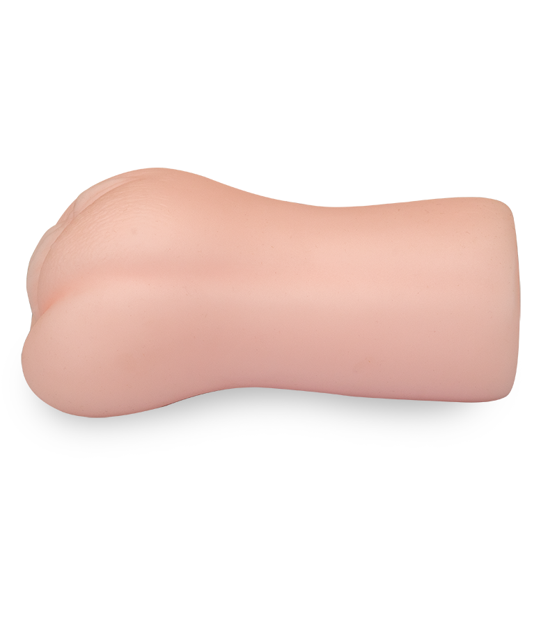 Gerillte und genoppte Gummimuschi Maria