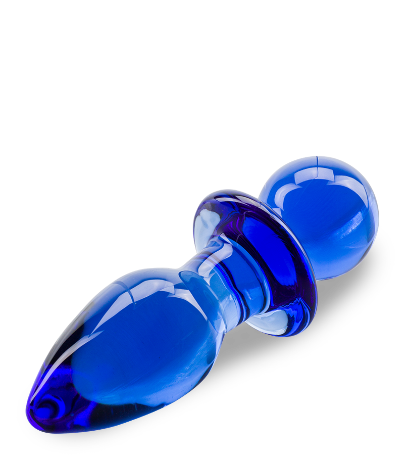 Glas-Analplug Zapfen