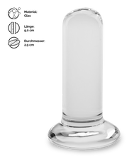 Load image into Gallery viewer, Glas-Plug 8,3 cm