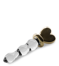 Load image into Gallery viewer, Glasdildo Golden Heart