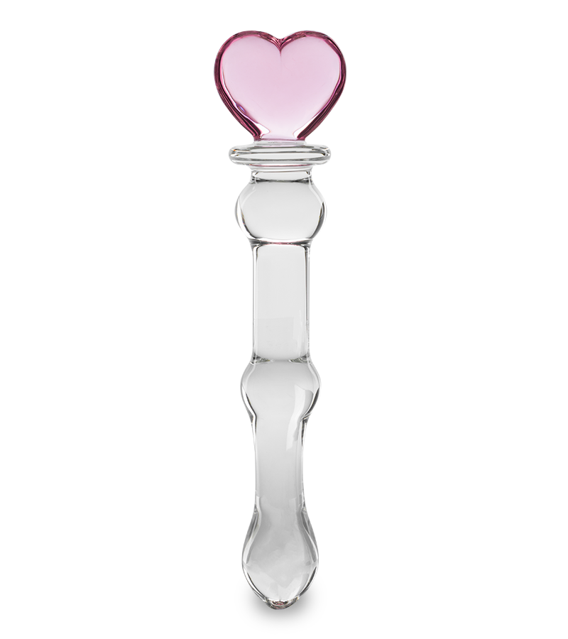 Glasdildo Pretty Heart