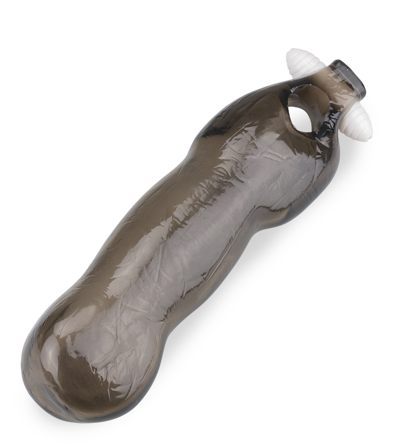 Glatte Penishülle mit Vibration