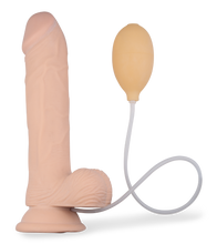 Load image into Gallery viewer, Großer ejakulierender Dildo mit Hoden