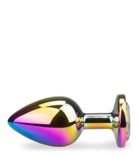 Load image into Gallery viewer, Großer Rosebud-Plug in Regenbogenfarben