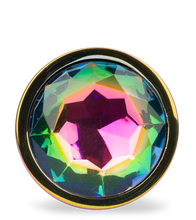 Load image into Gallery viewer, Großer Rosebud-Plug in Regenbogenfarben