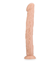 Load image into Gallery viewer, Großer Saugnapf-Dildo mit Aderung Dustin