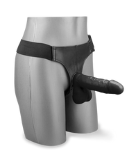 Load image into Gallery viewer, Großer Strapon-Dildo mit O-Ring