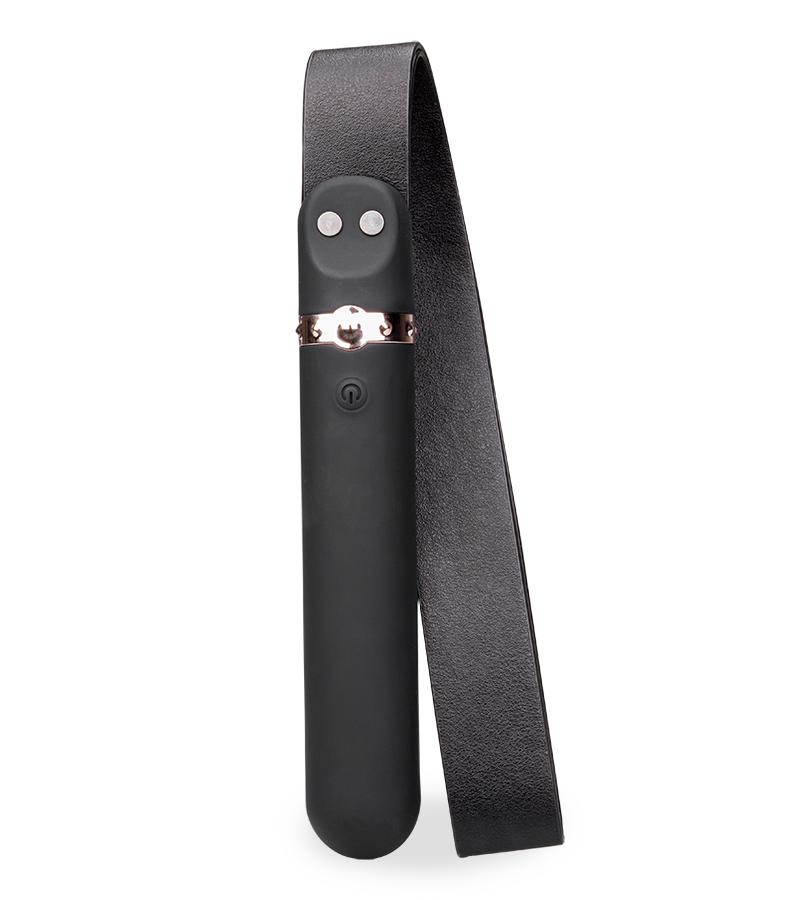 Gürtel-Flogger mit vibrierendem Griff