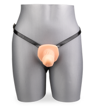 Load image into Gallery viewer, Hohler Naturdildo zum Umschnallen