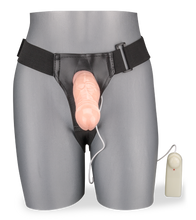 Load image into Gallery viewer, Hohler XL-Umschnalldildo mit Vibration