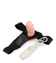 Load image into Gallery viewer, Hohler XL-Umschnalldildo mit Vibration
