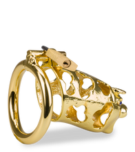 Load image into Gallery viewer, Keuschheitskäfig chinesisches Sternzeichen goldener Büffel